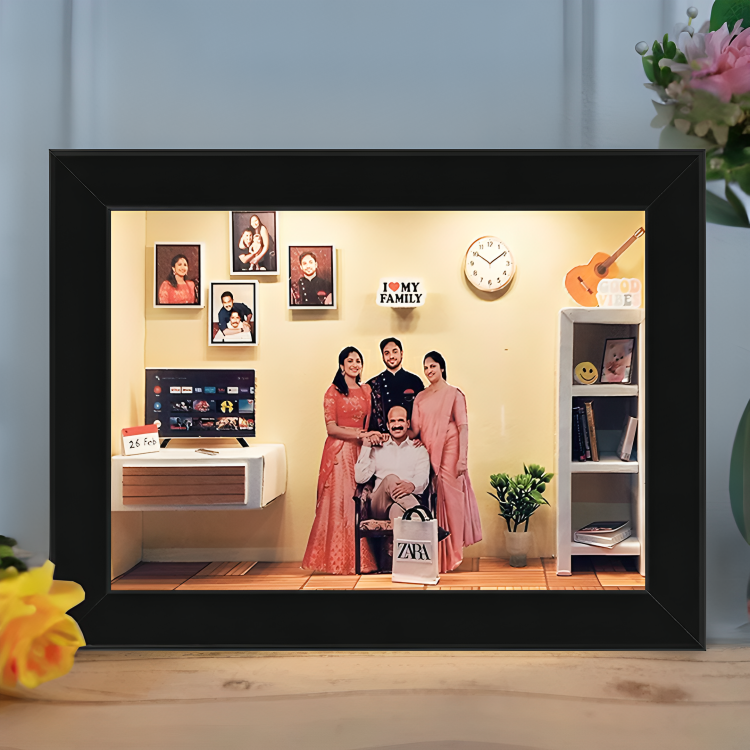 Beautiful Miniature Frame For Family / Birthday