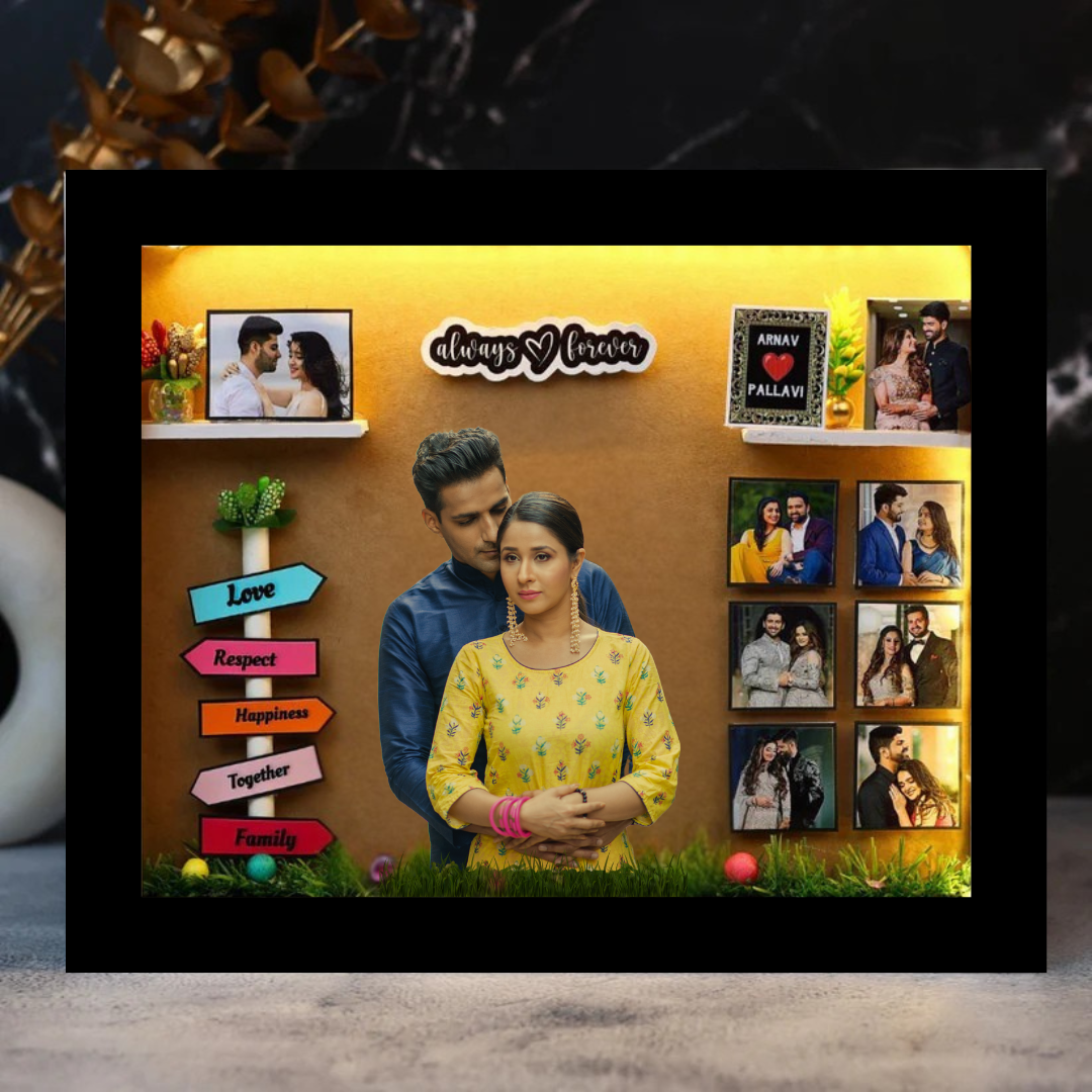 Personalised Miniature LED Photo Frame